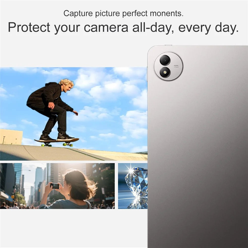 IMAK For vivo Pad6 Pro Tempered Glass Full Cover Camera Lens Protector + Acrylic Lens Cap - Transparent - 4