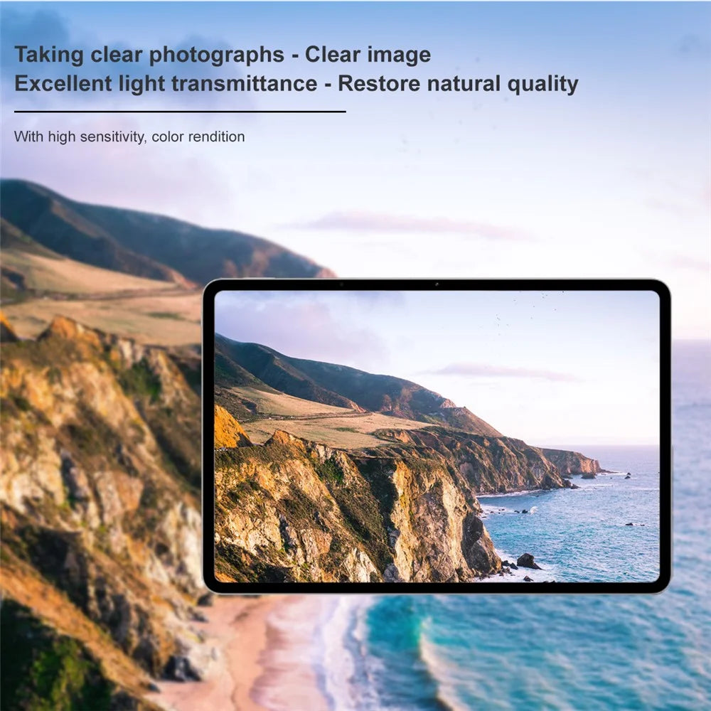 IMAK For vivo Pad6 Pro Tempered Glass Full Cover Camera Lens Protector + Acrylic Lens Cap - Transparent - 5