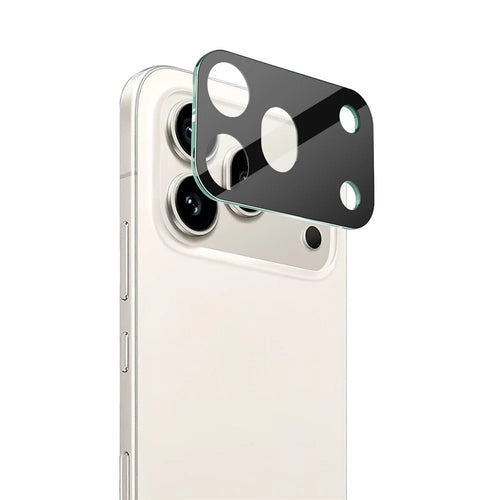 IMAK For Honor 600 Pro 5G Tempered Glass Full Cover Lens Film + Acrylic Cap - Black - 1