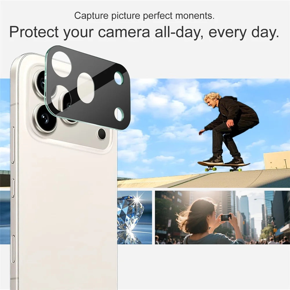 IMAK For Honor 600 Pro 5G Tempered Glass Full Cover Lens Film + Acrylic Cap - Black - 4
