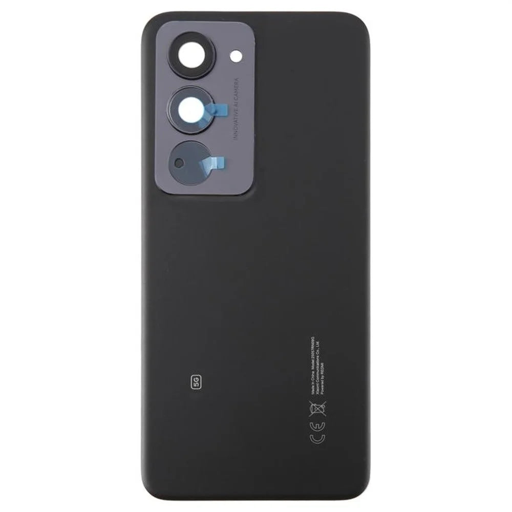 For Xiaomi Redmi 15 5G (Global) (169mm) OEM Battery Housing with Camera Lens Cover - Black - 2