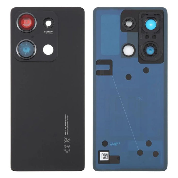 For Xiaomi Redmi Note 14S 4G OEM Battery Housing with Camera Lens Cover - Black - 1