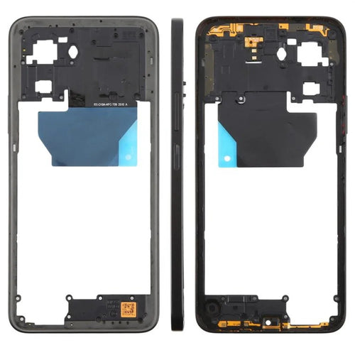 For Xiaomi Redmi 15 5G (Global) (169mm) Middle Plate Frame Mobile Phone Replacement Part (Without Logo) - Black - 1