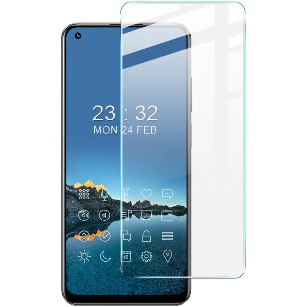 IMAK H Series Screen Protector for Realme 10 4G HD Clear Anti-scratch Anti-fingerprint Tempered Glass Film - 1