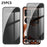 For Nothing CMF Phone 2 Pro 25Pcs Anti-spy Screen Protector Silk Printing High Aluminium-silicon Glass Full Cover Anti-fingerprint Privacy Film - Black - 1