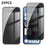 For Nothing Phone (2a) 25Pcs Anti-spy Screen Protector Silk Printing High Aluminium-silicon Glass Full Cover Anti-fingerprint Privacy Film - Black - 1