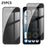 For Nothing Phone (3a) Lite 5G 25Pcs Anti-spy Screen Protector Silk Printing High Aluminium-silicon Glass Full Cover Anti-fingerprint Privacy Film - Black - 1