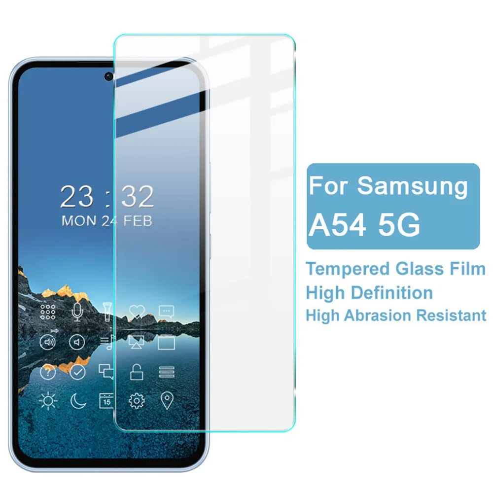 IMAK H Series for Samsung Galaxy A54 5G Anti-scratch Ultra Clear Tempered Glass Film Shatter-proof Screen Protector - 3