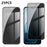 For Oppo A6t Pro 4G 25Pcs Anti-spy Screen Protector Silk Printing High Aluminium-silicon Glass Full Cover Anti-fingerprint Privacy Film - Black - 1