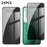 For Oppo F33 5G 25Pcs Anti-spy Screen Protector Silk Printing High Aluminium-silicon Glass Full Cover Anti-fingerprint Privacy Film - Black - 1
