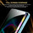 For Oppo Reno15 Pro Mini 5G 25Pcs Anti-spy Screen Protector Silk Printing High Aluminium-silicon Glass Full Cover Anti-fingerprint Privacy Film - Black - 3