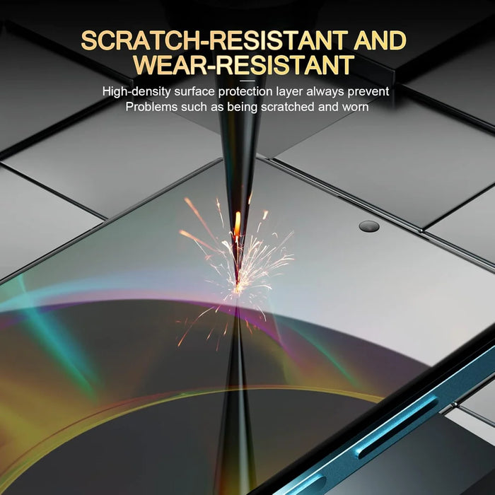 For Oppo Reno15 Pro Mini 5G 25Pcs Anti-spy Screen Protector Silk Printing High Aluminium-silicon Glass Full Cover Anti-fingerprint Privacy Film - Black - 5