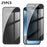 For Google Pixel 10 Pro 25Pcs Anti-spy Screen Protector Silk Printing High Aluminium-silicon Glass Full Cover Anti-fingerprint Privacy Film - Black - 1