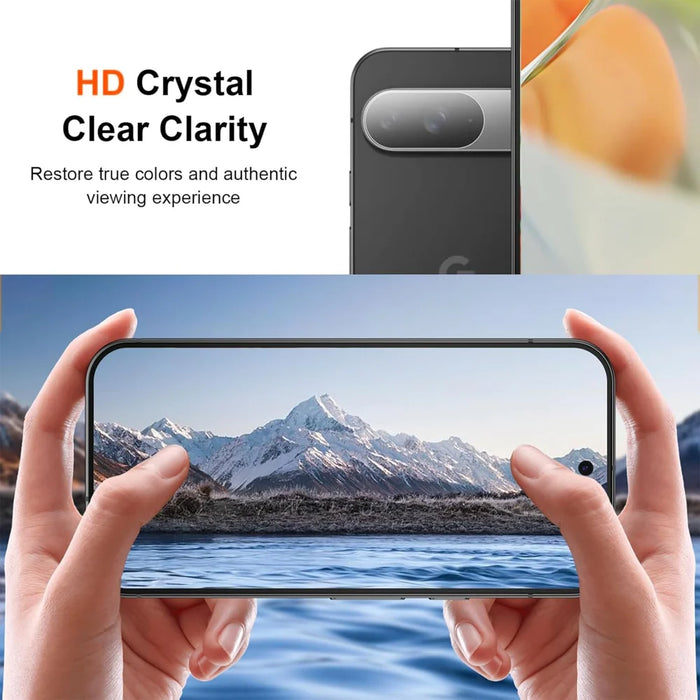 For Google Pixel 10 Pro 25Pcs Anti-spy Screen Protector Silk Printing High Aluminium-silicon Glass Full Cover Anti-fingerprint Privacy Film - Black - 7