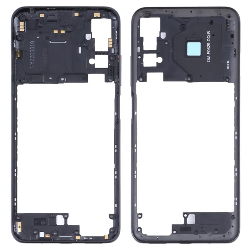 For Xiaomi Poco M3 Pro 5G OEM Middle Housing Plate Frame Replacement Part (without Logo) - Black - 1