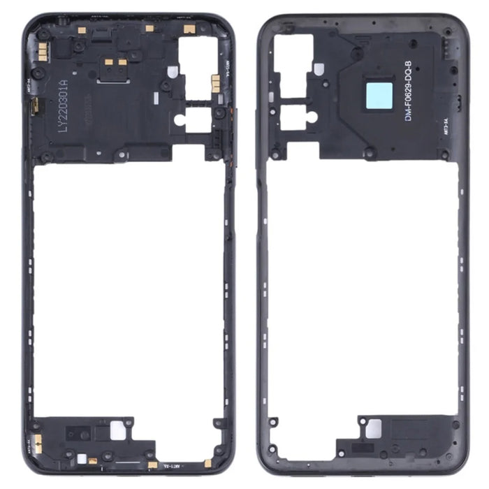 For Xiaomi Poco M3 Pro 5G OEM Middle Housing Plate Frame Replacement Part (without Logo) - Black - 1