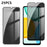 For Honor X5d 4G 25Pcs Anti-spy Screen Protector Silk Printing High Aluminium-silicon Glass Full Cover Anti-fingerprint Privacy Film - Black - 1