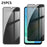 For Samsung Galaxy A16 4G / Galaxy A16 5G 25Pcs Anti-spy Screen Protector Silk Printing High Aluminium-silicon Glass Full Cover Anti-fingerprint Privacy Film - Black - 1
