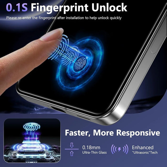 For Samsung Galaxy A57 5G 25Pcs Anti-spy Screen Protector Silk Printing High Aluminium-silicon Glass Full Cover Anti-fingerprint Privacy Film - Black - 3