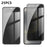 For Samsung Galaxy S24 25Pcs Anti-spy Screen Protector Silk Printing High Aluminium-silicon Glass Full Cover Anti-fingerprint Privacy Film - Black - 1