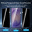 For Samsung Galaxy S25 25Pcs Anti-spy Screen Protector Silk Printing High Aluminium-silicon Glass Full Cover Anti-fingerprint Privacy Film - Black - 4