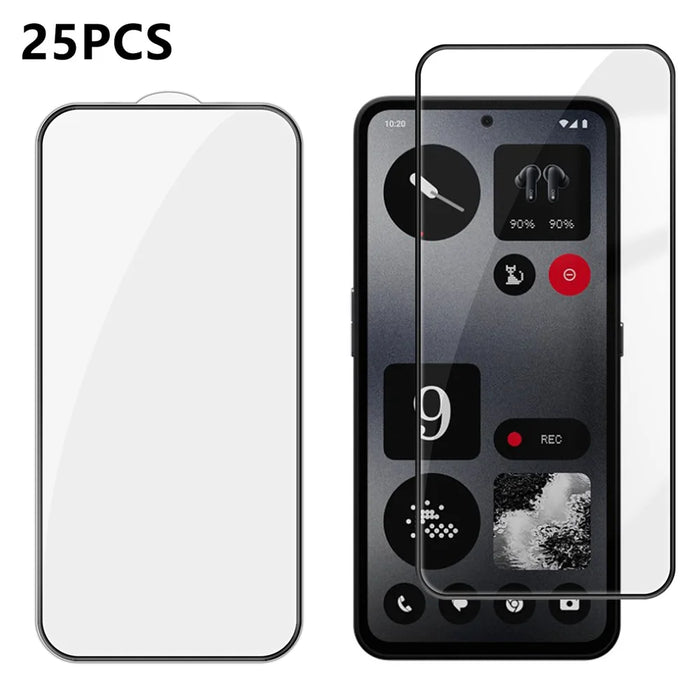 For Nothing CMF Phone 1 25Pcs Full Cover Screen Protector Silk Printing Ultra Clear High Aluminium-silicon Glass Film - Transparent - 1