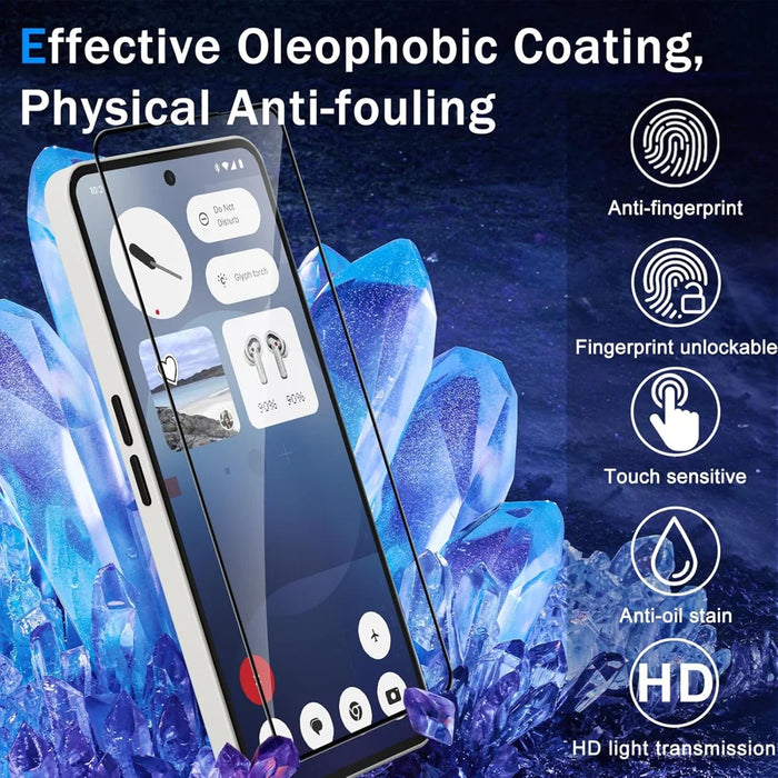 For Nothing CMF Phone 1 25Pcs Full Cover Screen Protector Silk Printing Ultra Clear High Aluminium-silicon Glass Film - Transparent - 2