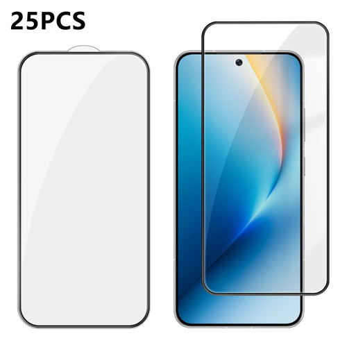 For Honor Win RT 5G / Honor Win 5G 25Pcs Full Cover Screen Protector Silk Printing Ultra Clear High Aluminium-silicon Glass Film - Transparent - 1