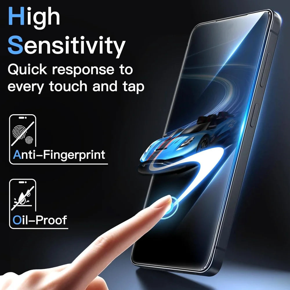For Samsung Galaxy S24 25Pcs Full Cover Screen Protector Silk Printing Ultra Clear High Aluminium-silicon Glass Film - Transparent - 6