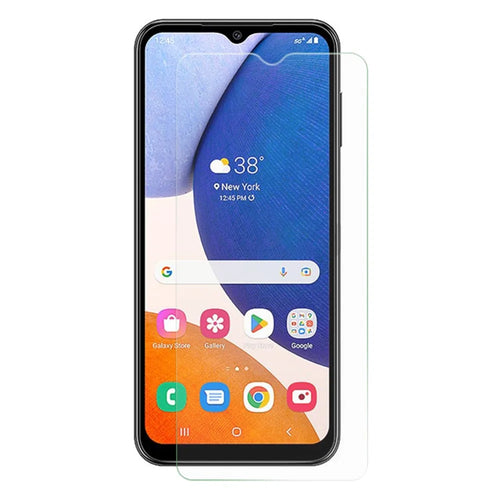 AMORUS For Samsung Galaxy A14 5G / A14 4G Phone Screen Protector 2.5D Arc Edge Anti-explosion Anti-fingerprint High Aluminum-silicon Glass Film - 1
