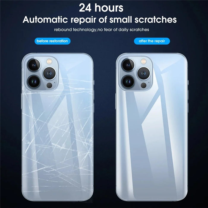 5Pcs For iPhone 17 Pro Max Back Screen Protector Full Coverage Matte TPU Hydrogel Film - 6