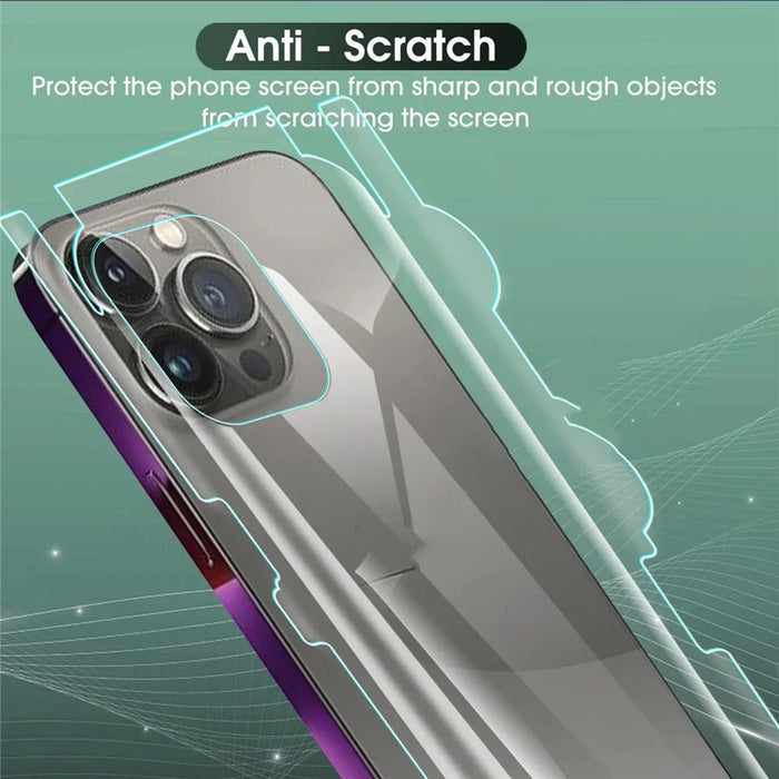 25Pcs For iPhone 17 Pro Max Back Screen Protector Full Coverage Matte TPU Hydrogel Film - 5
