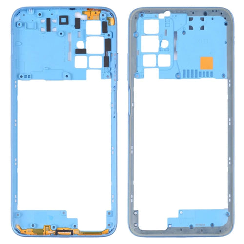 For Xiaomi Redmi 10 4G (2021) / Redmi 10 Prime / Redmi 10 2022 4G / Redmi Note 11 4G (MediaTek Helio G88) OEM Middle Housing Plate Frame Replacement Part (without Logo) - Blue - 1
