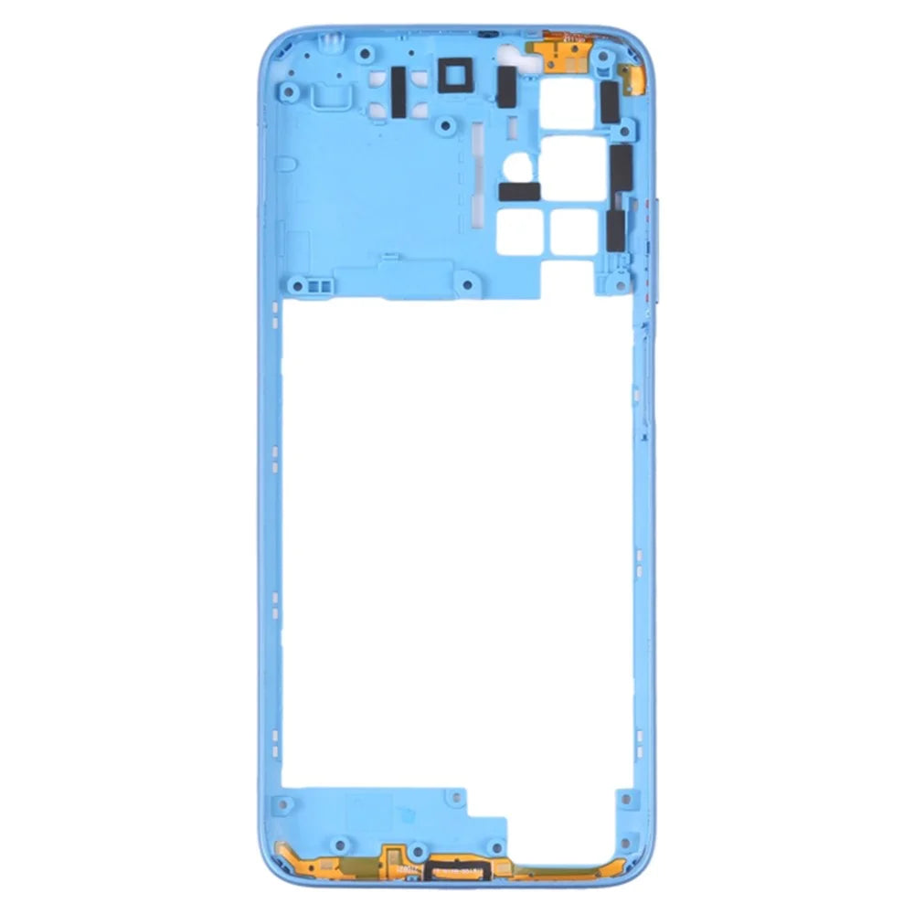 For Xiaomi Redmi 10 4G (2021) / Redmi 10 Prime / Redmi 10 2022 4G / Redmi Note 11 4G (MediaTek Helio G88) OEM Middle Housing Plate Frame Replacement Part (without Logo) - Blue - 2