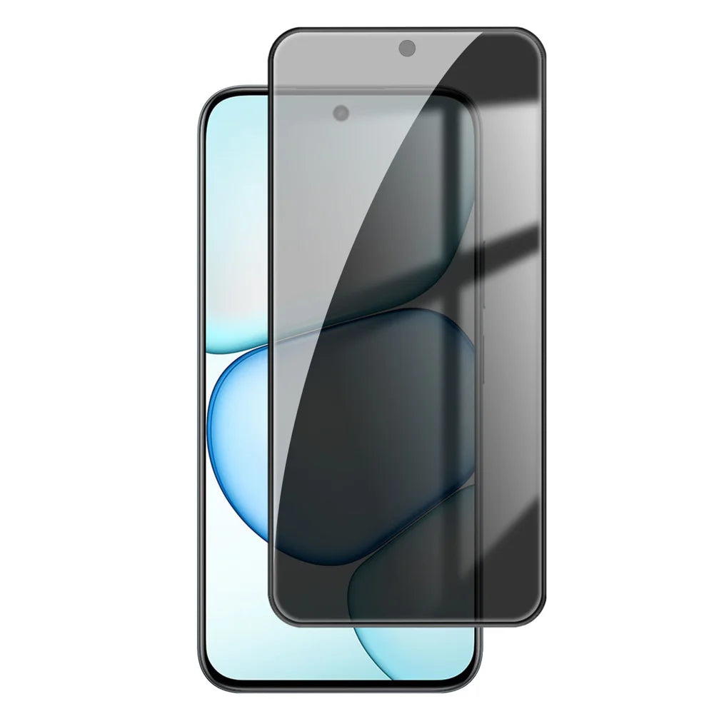 Anti Spy Privacy Film For Realme C100 4G / C100 5G / C83 5G Full Screen Protector Black Edge High Aluminium-silicon Glass Film - As Shown - 1