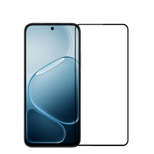 MOFI for Oppo K14x 5G / Oppo K14 5G Screen Protector 9H Full Glue Full Coverage High Aluminum-Silicon Glass Film - Black - 1