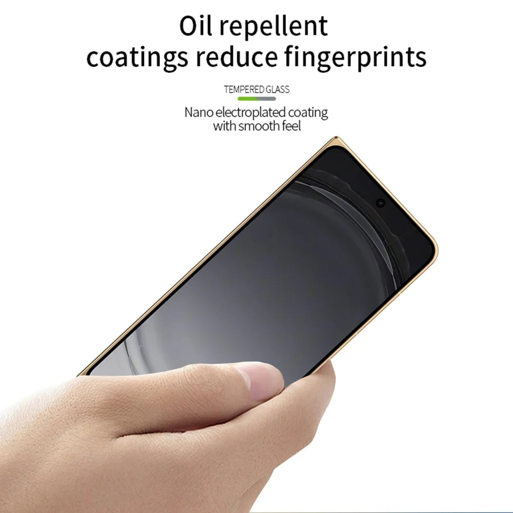 MOFI for Oppo Find N6 5G Screen Protector 9H Full Glue Full Coverage High Aluminum-Silicon Glass Film - Black - 4