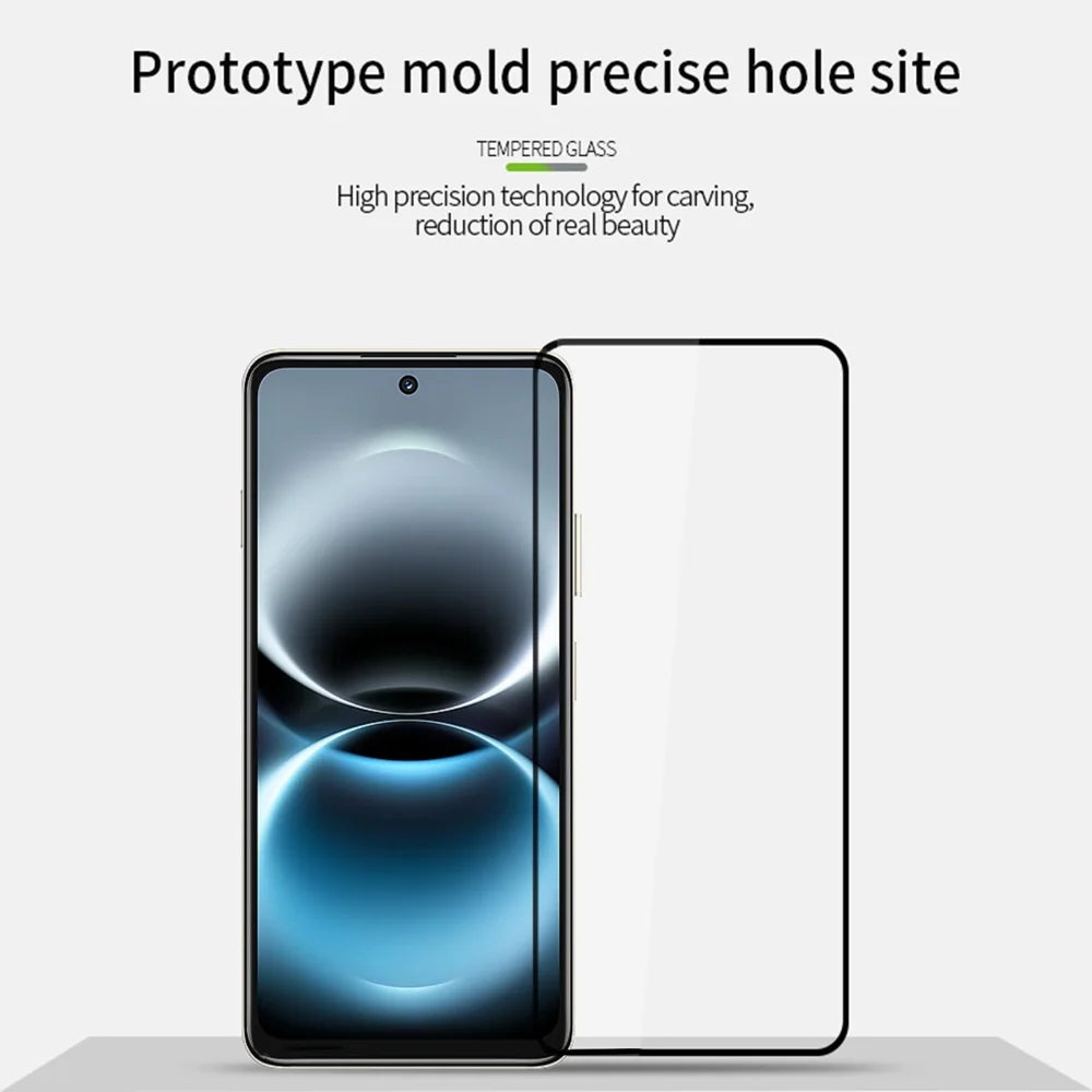 MOFI for Huawei Enjoy 90 Plus / Huawei Enjoy 90 Screen Protector 9H Full Glue Full Coverage High Aluminum-Silicon Glass Film - Black - 3
