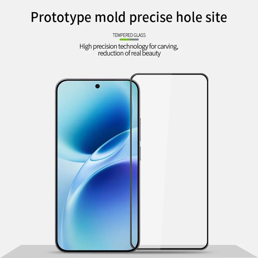 MOFI for vivo S50 Pro mini 5G Screen Protector  9H 3D Curved Full Glue Full Coverage Tempered Glass Film - Black - 3