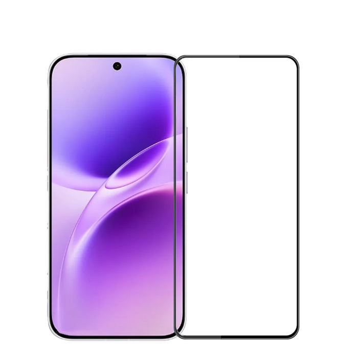 MOFI for vivo S50 5G Screen Protector  9H 3D Curved Full Glue Full Coverage Tempered Glass Film - Black - 1