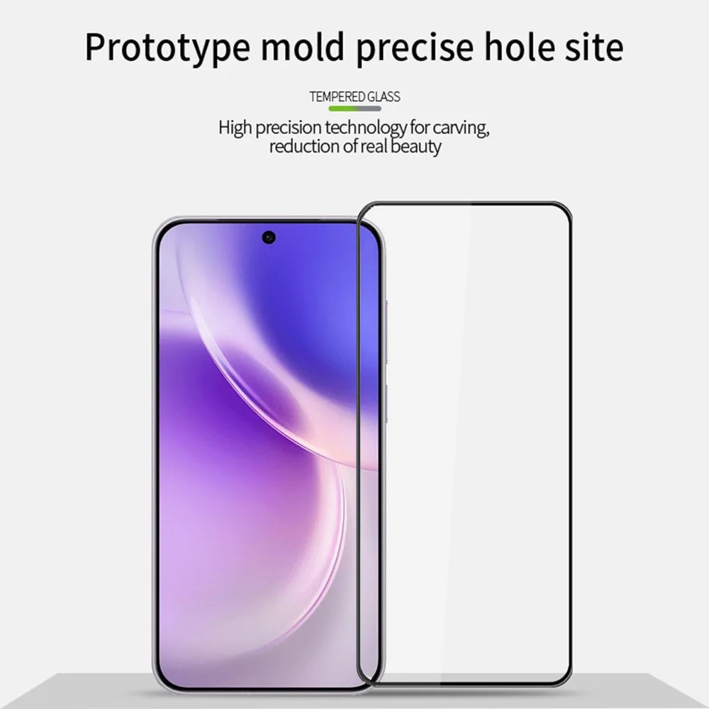 MOFI for vivo X300 FE 5G / vivo X300 5G Screen Protector  9H 3D Curved Full Glue Full Coverage Tempered Glass Film - Black - 3