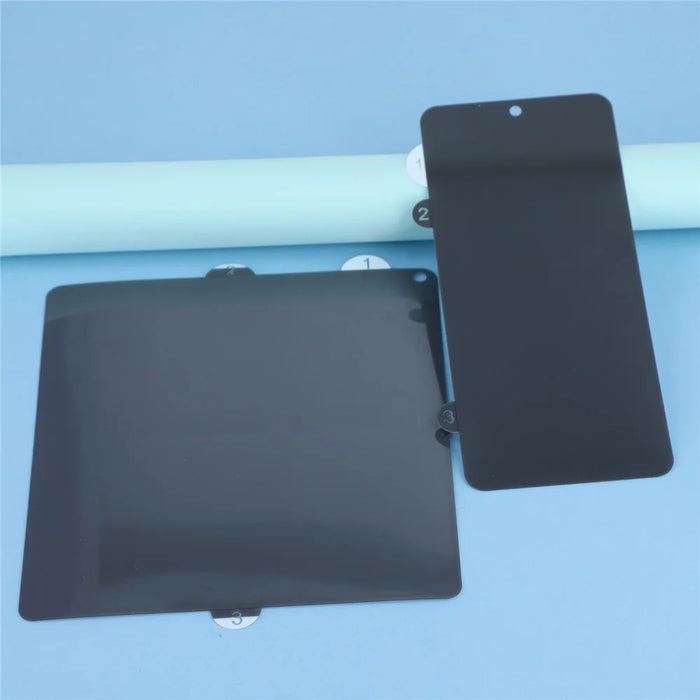 For Motorola Razr Fold 5G Screen Protector Anti-Spy TPU Matte Full Screen Protective Hydrogel Film - Black - 6