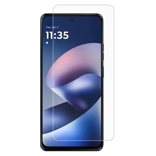 AMORUS For Motorola Moto G37 5G High Aluminum-silicon Glass Film Anti-Scratch 2.5D Arc Edge Screen Protector, NOT Complete Covering - Transparent - 1