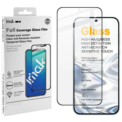 IMAK Pro+ Series For OnePlus Nord 6 5G  /  Turbo 6 5G Screen Protector Full Coverage Tempered Glass Film (Fingerprint Unlock) - Transparent - 1