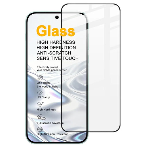 IMAK Pro+ Series For OnePlus Nord 6 5G  /  Turbo 6 5G Screen Protector Full Coverage Tempered Glass Film (Fingerprint Unlock) - Transparent - 2