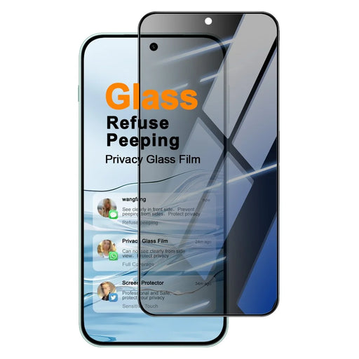 IMAK For OnePlus Nord 6 5G / Turbo 6 5G / Nord CE6 5G / Turbo 6X Pro 5G / Ace 6 Ultra 5G Privacy Screen Protector Anti Peep Full Cover Tempered Glass Film (Fingerprint Unlock) - Black - 2