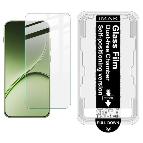 IMAK H Series For Oppo Find X9s Pro 5G  /  OnePlus 15T 5G Tempered Glass Screen Protector Easy Installation Film with Auto Dust-Remove Tool - Transparent Kit (NOT Complete Covering) (Fingerprint Unlock) - 1