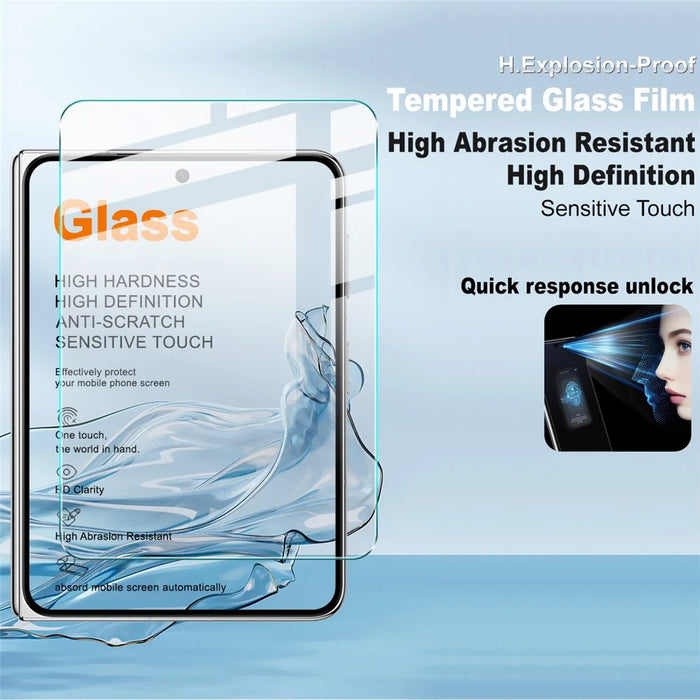 IMAK H Series For Huawei Pura X Max Tempered Glass Screen Protector Shatter-Proof Protection (Not Complete Coverage) - Transparent - 3