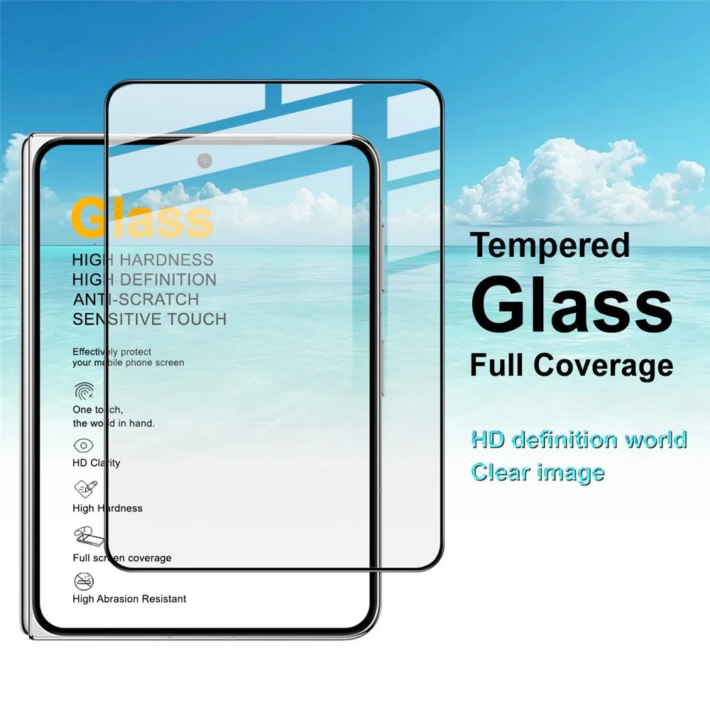 IMAK Pro+ Series For Huawei Pura X Max Tempered Glass Full Screen Protector Sensitive Touch Film - Transparent - 4