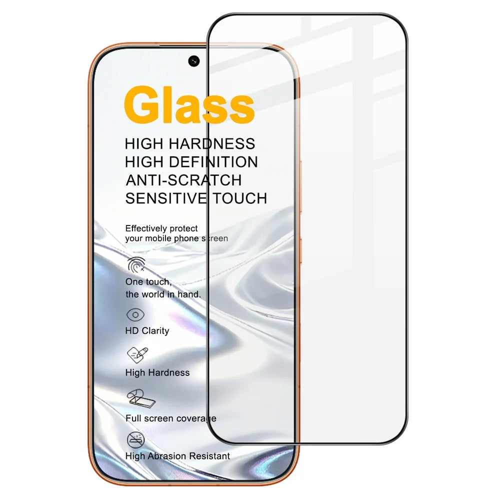 IMAK Pro+ Series For Honor 600 5G  /  600 Pro 5G Screen Protector Full Coverage Tempered Glass Film (Fingerprint Unlock) - Transparent - 2